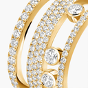 Bague Move Romane pavée, grand modèle
