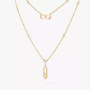 Move Uno two-row necklace