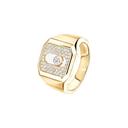 Bague chevalière Move Joaillerie pavée