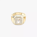 Bague chevalière Move Joaillerie pavée