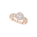 Bague solitaire Move Link, grand modèle