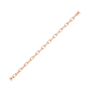 18k pink gold link bracelet