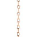 18k pink gold link bracelet