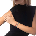 Bracelet cordon rose pavé Messika Care(s)