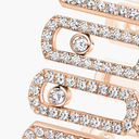 Move Iconica pavé bracelet Pink Gold Diamond Bracelet
