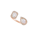 Bague My Twin toi & moi, moyen modèle