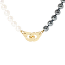Collier De Perles Et Hématites Menottes Dinh Van Moyen Modèle