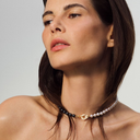 Collier De Perles Et Hématites Menottes Dinh Van Moyen Modèle