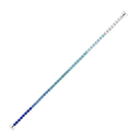 Bracelet ligne pierres bleues et diamants or blanc 750/1000e