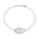 Bracelet Sur Chaîne Menottes Dinh Van Moyen Modèle