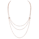 D-Vibes multi-row long necklace