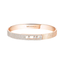 Move Noa Ciselé half pavé bangle