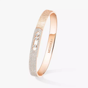 Move Noa Ciselé half pavé bangle