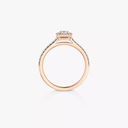 Bague solitaire Joy taille émeraude, petit modèle