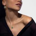 Lucky Move malachite necklace, small model