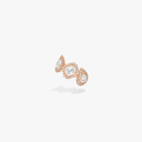 Mono clip oreille milieu My Twin 3x0,10ct Boucles d'oreilles Diamant Or Rose