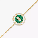 Lucky Move malachite bracelet, small model