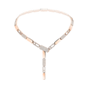 Collier cravate Imperial Move semi-pavé, moyen modèle