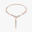 Collier cravate Imperial Move semi-pavé, moyen modèle