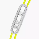Messika Care(s) yellow cord pavé bracelet