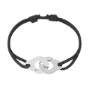 Bracelet Sur Cordon Menottes Dinh Van Très Grand Modèle