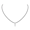 Collier cordon noir pavé Messika Care(s)