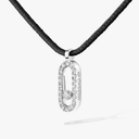 Collier cordon noir pavé Messika Care(s)