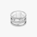 Bague Move Romane pavée, grand modèle