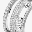 Bague Move Romane pavée, grand modèle