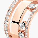Bague Move Romane semi-pavée, grand modèle