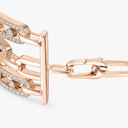 Bracelet manchette trois rangs Move Link