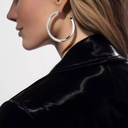 Créoles Divine Enigma GM Boucles d'oreilles Diamant Or Blanc