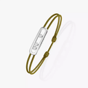 Messika Care(s) khaki cord bracelet