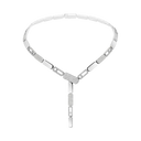 Collier cravate Imperial Move semi-pavé, moyen modèle
