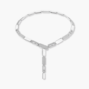 Collier cravate Imperial Move semi-pavé, moyen modèle