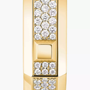 Moderniste single pavé earring, medium model