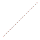 Bracelet ligne diamants or rose 750/1000e