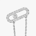 Boucles d'oreilles chaîne et puce Move Uno