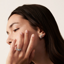 Le Cube Diamant Hoop Earrings