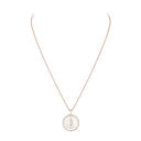 Collier Lucky Move nacre blanche, moyen modèle