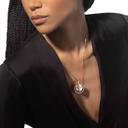 Collier Lucky Move nacre blanche, moyen modèle