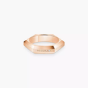 Bague Moderniste pavée, petit modèle