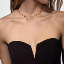 Collier Move Link semi-pavé