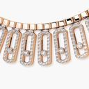 Collier pavé Move Iconica Collier Diamant Or Rose