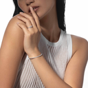 Skinny 0.80ct White Gold Diamond Bracelet