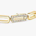 Bracelet Imperial Move semi-pavé, moyen modèle