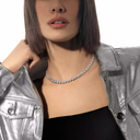 My Twin tennis necklace