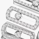 Bague pavée Move Iconica Bague Diamant Or Blanc