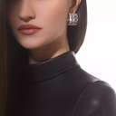 Boucles d'oreilles Move Iconica Boucles d'oreilles Diamant Or Blanc