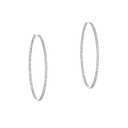 Boucles d'oreilles créoles Gatsby, moyen modèle